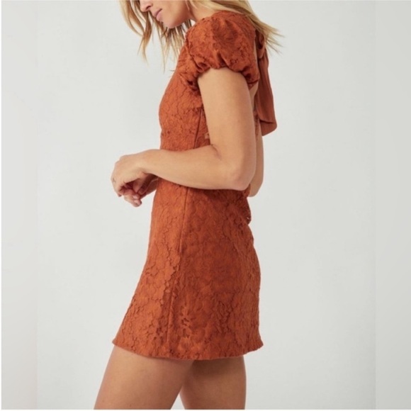 FREE PEOPLE Hailee Lace Mini Dress / Pretty Penny size small NWT​ - Picture 5 of 7